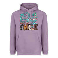 Lavender it’s a beautiful day to smile Heavyweight Hoodie - JahusDesignShop