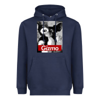 Navy character gizmo classic Heavyweight Hoodie - linhVisuals