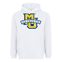 White marquette Heavyweight Hoodie - linhVisuals