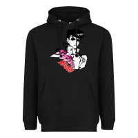 Black josuke very bizarre Heavyweight Hoodie - linhVisuals