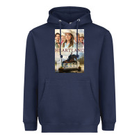 Navy heartland for men and women Heavyweight Hoodie - linhVisuals