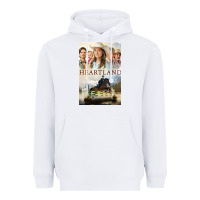 White heartland for men and women Heavyweight Hoodie - linhVisuals