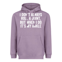 Lavender i dont always roll a joint but when i do Heavyweight Hoodie - linhVisuals