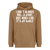 Toasted Coconut i dont always roll a joint but when i do Heavyweight Hoodie - linhVisuals