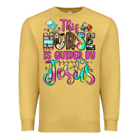Antique Gold this nurse is guided by jesus Premium Sweatshirt - JahusDesignShop