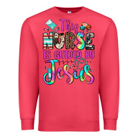 Cardinal this nurse is guided by jesus Premium Sweatshirt - JahusDesignShop