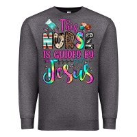 Charcoal Heather this nurse is guided by jesus Premium Sweatshirt - JahusDesignShop