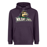 Plum wright state Heavyweight Hoodie - linhVisuals
