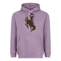 Lavender wyoming athletics Heavyweight Hoodie - linhVisuals