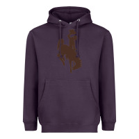 Plum wyoming athletics Heavyweight Hoodie - linhVisuals