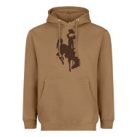 Toasted Coconut wyoming athletics Heavyweight Hoodie - linhVisuals