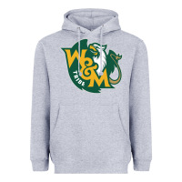 Heather Grey william and mary Heavyweight Hoodie - linhVisuals