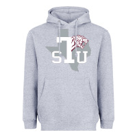 Heather Grey texas southern Heavyweight Hoodie - linhVisuals