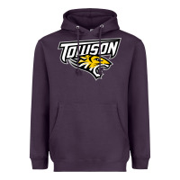 Plum towson tigers Heavyweight Hoodie - linhVisuals