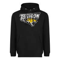 Black towson tigers Heavyweight Hoodie - linhVisuals