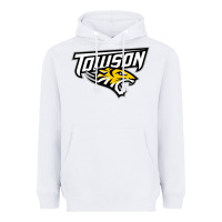 White towson tigers Heavyweight Hoodie - linhVisuals