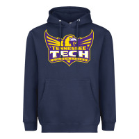 Navy tennessee tech Heavyweight Hoodie - linhVisuals