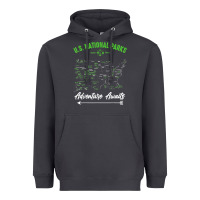 Smoke national parks adventure lover camping hiking camper fan t shirt Heavyweight Hoodie - linhVisuals