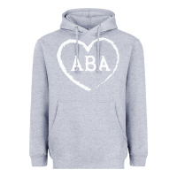 Heather Grey aba therapy gift for behavior analyst  womens aba premium t shirt Heavyweight Hoodie - linhVisuals