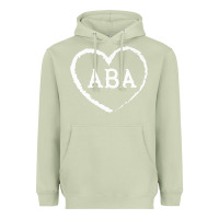 Matcha aba therapy gift for behavior analyst  womens aba premium t shirt Heavyweight Hoodie - linhVisuals