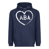 Navy aba therapy gift for behavior analyst  womens aba premium t shirt Heavyweight Hoodie - linhVisuals
