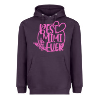Plum best mimi ever Heavyweight Hoodie - linhVisuals