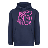 Navy best mimi ever Heavyweight Hoodie - linhVisuals