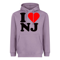 Lavender i love nj Heavyweight Hoodie - linhVisuals