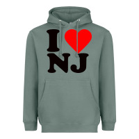 Sage i love nj Heavyweight Hoodie - linhVisuals
