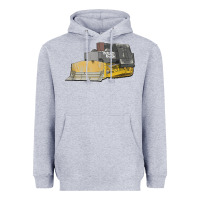 Heather Grey killdozer tread back tank top Heavyweight Hoodie - linhVisuals