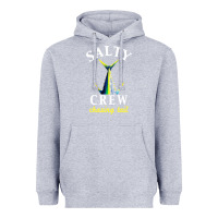 Heather Grey salty crew Heavyweight Hoodie - linhVisuals