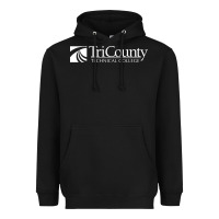 Black tri county technical center Heavyweight Hoodie - linhVisuals