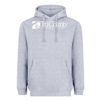 Heather Grey tri county technical center Heavyweight Hoodie - linhVisuals