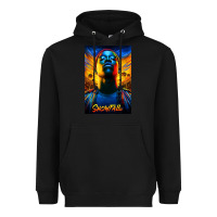 Black snowfall fx tv show Heavyweight Hoodie - linhVisuals