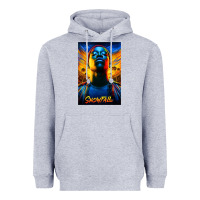 Heather Grey snowfall fx tv show Heavyweight Hoodie - linhVisuals