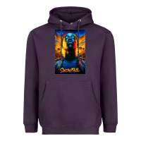 Plum snowfall fx tv show Heavyweight Hoodie - linhVisuals