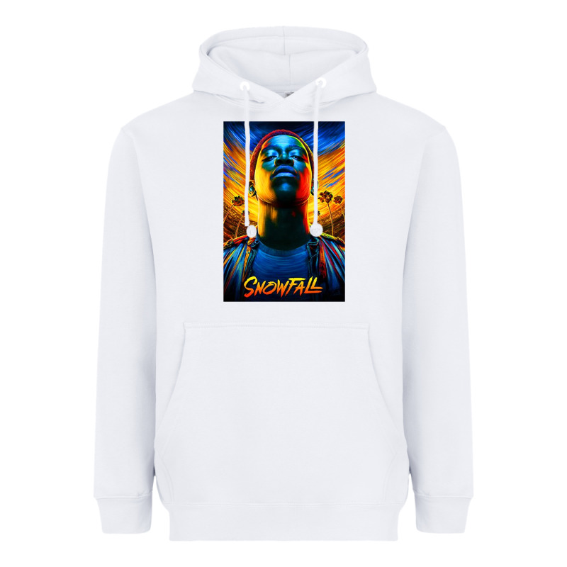 Snowfall Fx Tv Show Heavyweight Hoodie by linhVisuals | Teevron