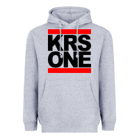 Heather Grey hip hop krs one Heavyweight Hoodie - linhVisuals