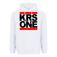 White hip hop krs one Heavyweight Hoodie - linhVisuals