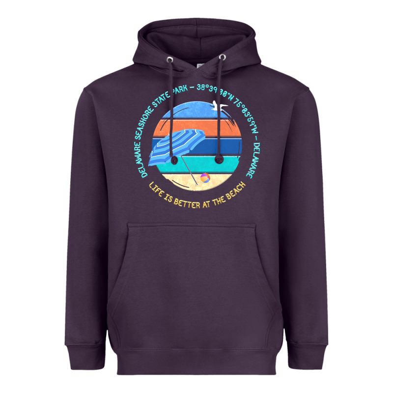 Delaware Seashore State Park T  Shirt Delaware Seashore State Park, De Heavyweight Hoodie by linhVisuals | Teevron