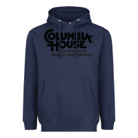 Navy columbia house record & tape club Heavyweight Hoodie - linhVisuals