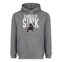 Storm EMBRACE THE SUCK VINTAGE Heavyweight Hoodie - linhVisuals
