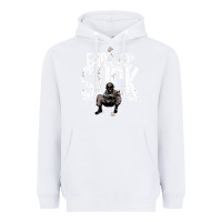 White EMBRACE THE SUCK VINTAGE Heavyweight Hoodie - linhVisuals