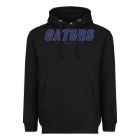 Black GATORS BASEBALL Heavyweight Hoodie - linhVisuals