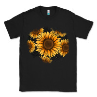 Black sunflower patch Classic Tee - Jasminsmagicworld