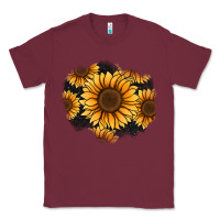 Burgundy sunflower patch Classic Tee - Jasminsmagicworld