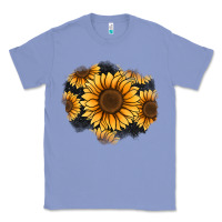 Colony Blue sunflower patch Classic Tee - Jasminsmagicworld