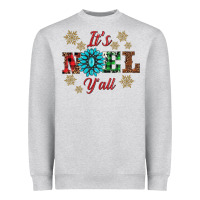 Heather Grey it's noel y'all Heavyweight Sweatshirt - AdoDesignShop