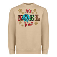 Mushroom it's noel y'all Heavyweight Sweatshirt - AdoDesignShop