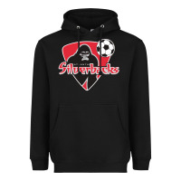 Black atlanta silverbacks Heavyweight Hoodie - linhVisuals